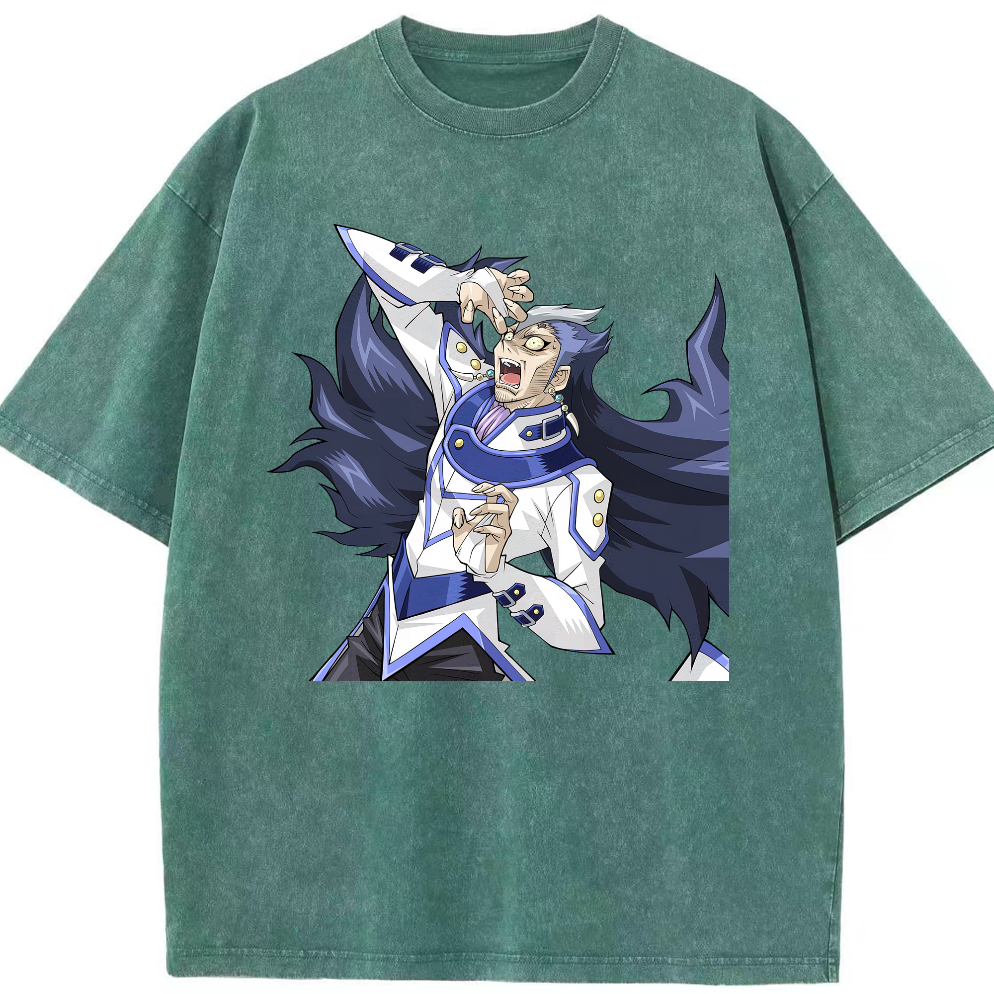 （画像用） 遊☆戯☆王 Yu-Gi-Oh! 綿100% ヴィンテージ風 半袖Tシャツ（フロントプリント）